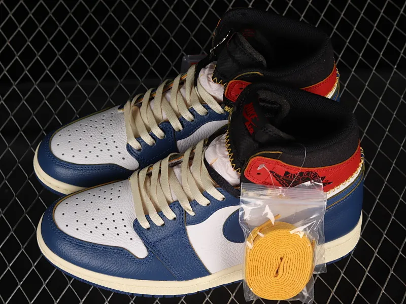 All categories Air Jordan Jordan series basketball shoes Air Jordan 1 High LJR version Air Jordan 1 x Union AJ1 Joe 1 limited edition four-color deconstruction stitching basketball shoes BV1300-146